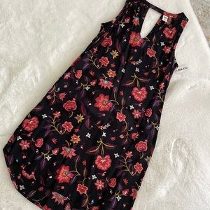 Old Navy XS Floral Black Dress